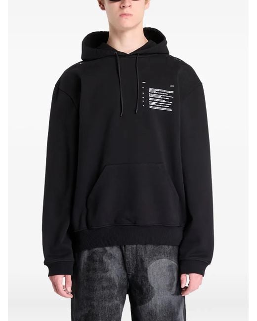 HELIOT EMIL Black Photon Hoodie for men