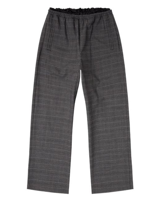 メンズ DIESEL チェックパンツ Gray