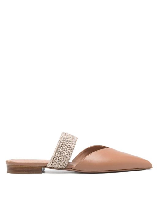 Malone Souliers Pink Maisie Leather Mules