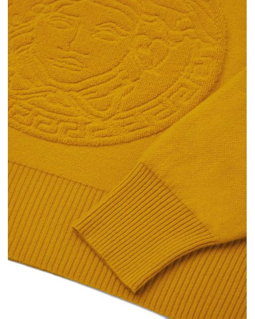 Versace メドゥーサ セーター Yellow