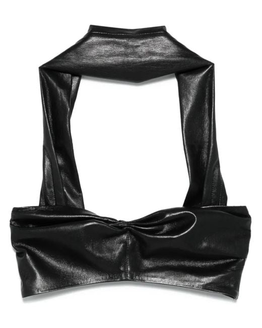 Nanushka Black Sleeveless Top