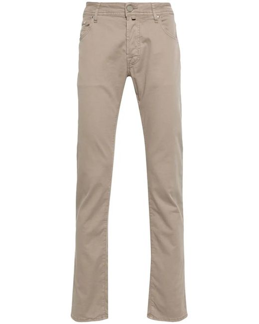 Jacob Cohen Natural Nick Slim-Fit Trousers for men