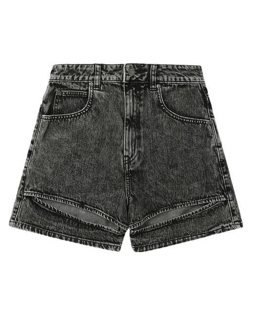 Izzue ロゴパッチ ショートパンツ Gray
