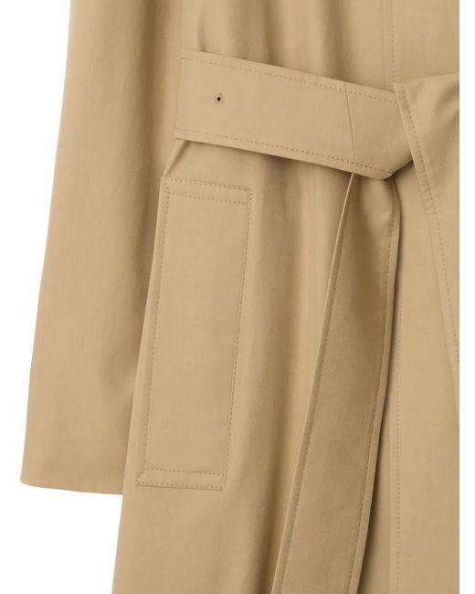 Burberry Natural Langer Gabardine-Mantel