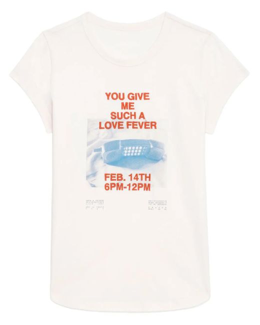 Zadig & Voltaire White Whoop T-Shirt
