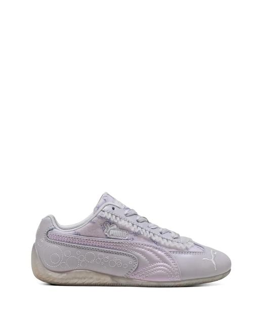 PUMA White Speedcat Og Logo Sneakers