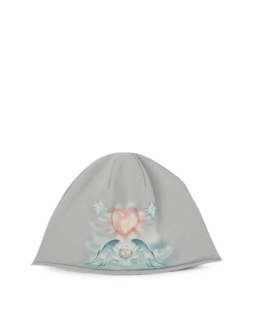 Protocol Index Beanie Mit Grafischem Print in Gray für Herren