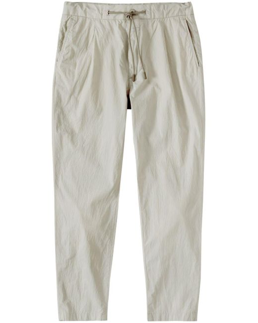 Closed Gray Vigo Mid-rise Tapered Trousers for men