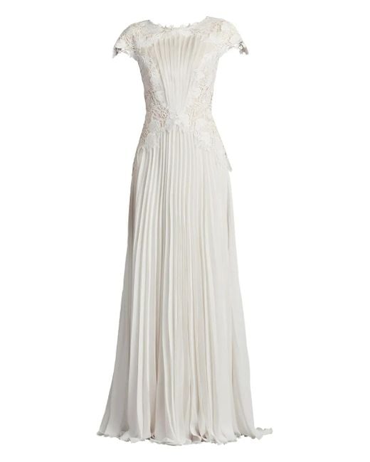 Abito Da Sera Con Decorazione di Tadashi Shoji in White