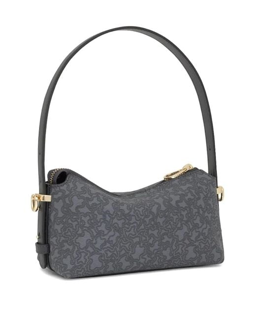Tous ロゴ ショルダーバッグ Gray