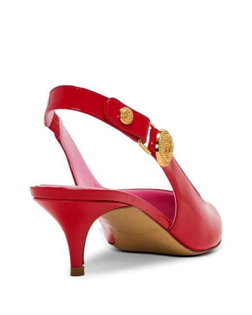 Balmain Red Eva Slingback Pumps