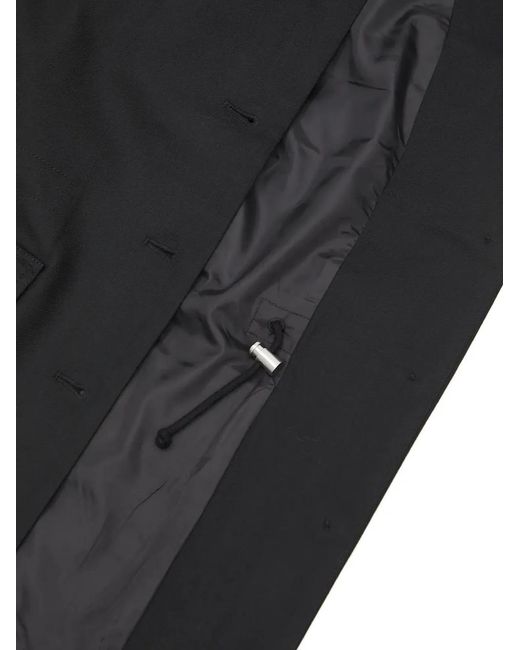 Samsøe & Samsøe Black Button-Fastening Flap-Pocket Jacket