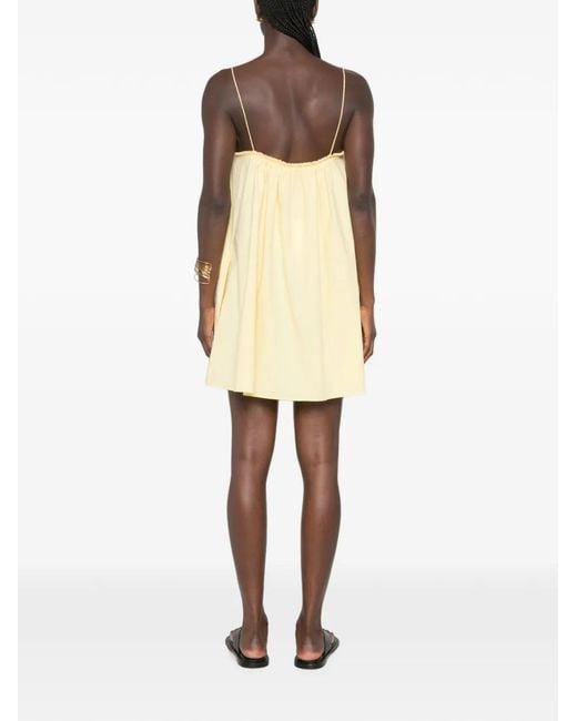 Matteau Natural Robe Courte À Volants