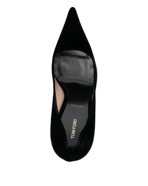 Tom Ford Black Pumps aus Wildleder 85mm