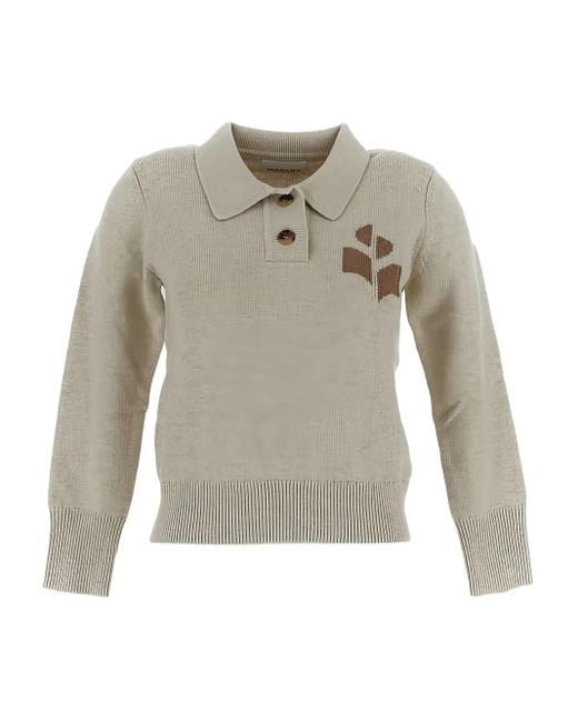 Isabel Marant White Nola Pullover