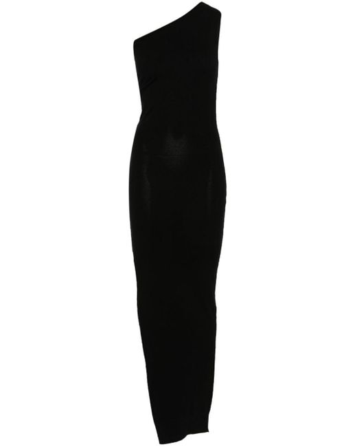 Robe à design asymétrique Rick Owens en coloris Black