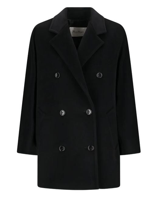 Max Mara ダブルコート Black