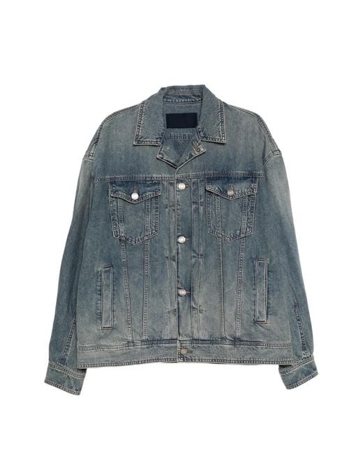 Juun.J Blue Cotton Denim Jacket for men