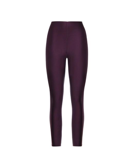 ANDAMANE Purple High-Shine Leggings
