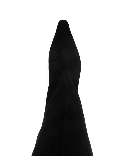 Roberto Festa Black 50Mm Pointed-Toe Knee-High Boots