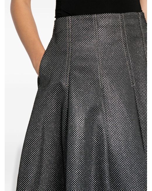 Jonathan Simkhai Gray Raja A-line Maxi Skirt