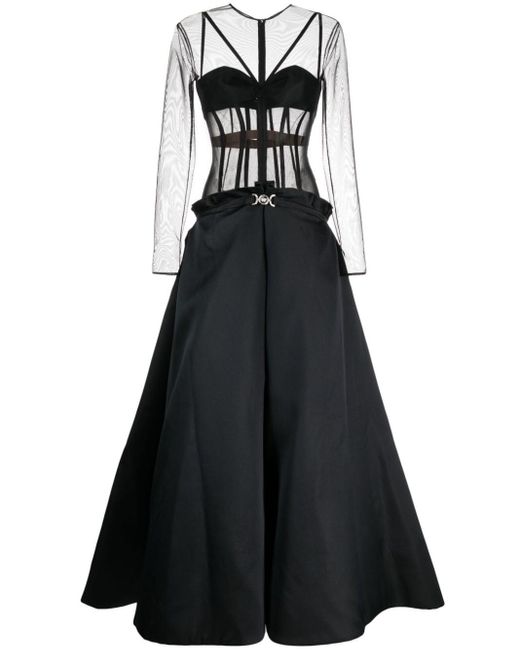Versace メドゥーサ '95 イブニングドレス Black