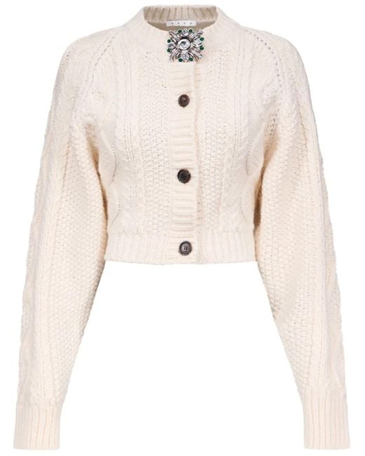 Area Natural Cardigan mit Brosche