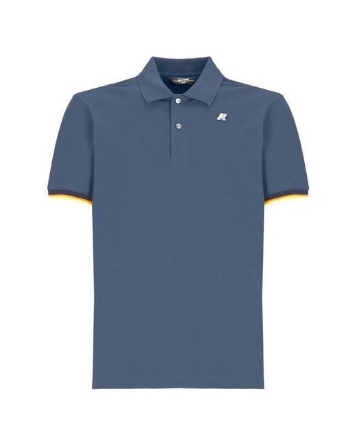 K-Way Blue Short-Sleeve Shirt for men