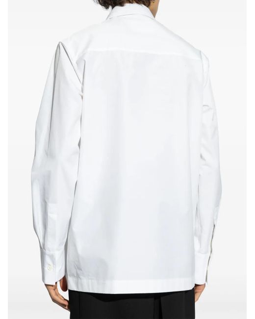 Camicia di Jil Sander in White da Uomo