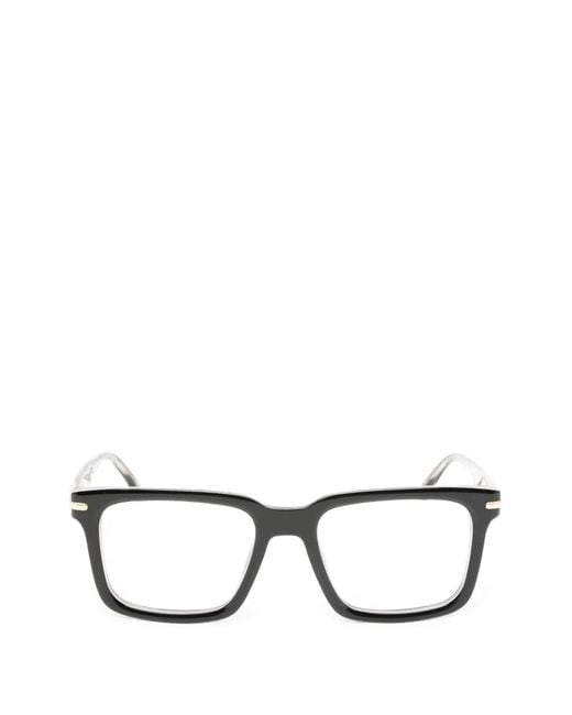 Carrera Black Brille Mit Eckigem Gestell