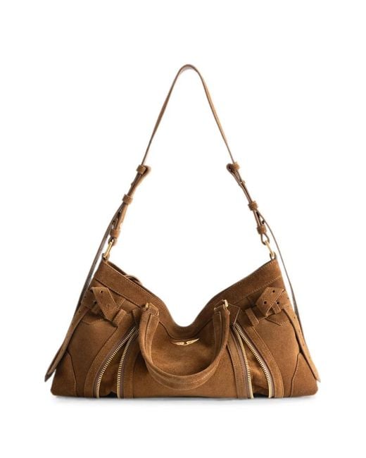 Zadig & Voltaire Brown Madison Small Bag