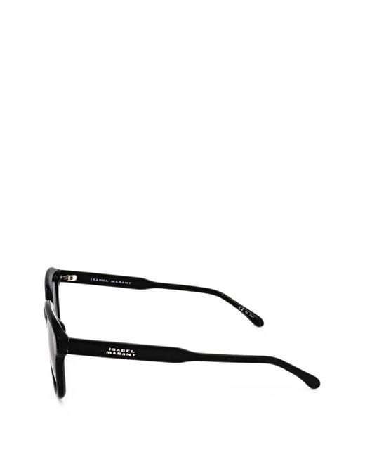 Isabel Marant Black Square-Frame Sunglasses