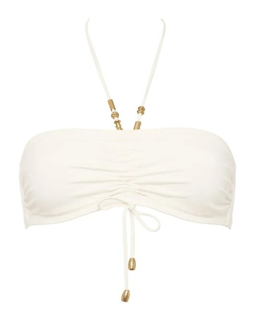 Eres White Melia Bikini Top