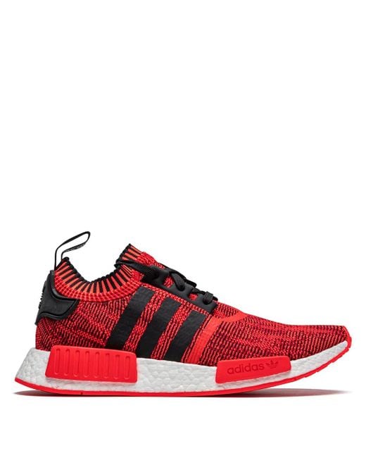 Adidas Red Nmd_R1 Primeknit "A.I. Camo Pack" Sneakers