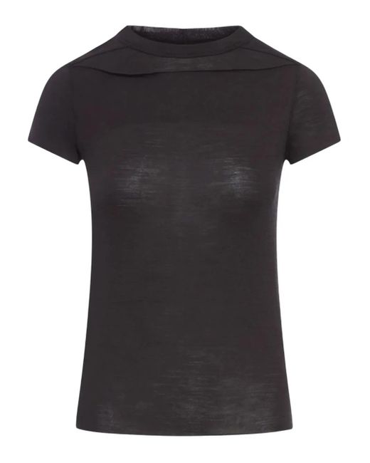 Camiseta de nivel recortado Rick Owens de color Black