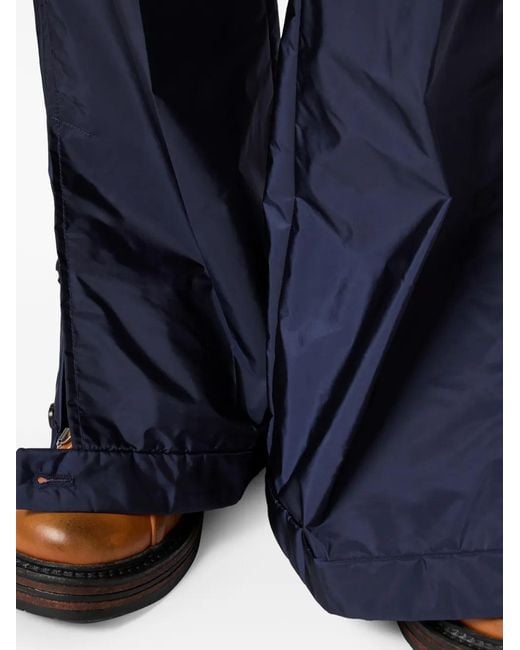 Miu Miu Blue Pantalon De Ski À Empiècements Contrastants