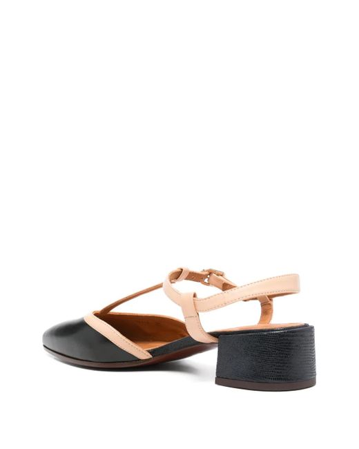 Chie Mihara Black 40Mm Leather Pumps