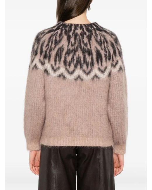 Forte Forte Natural Fairisle Pattern Sweater