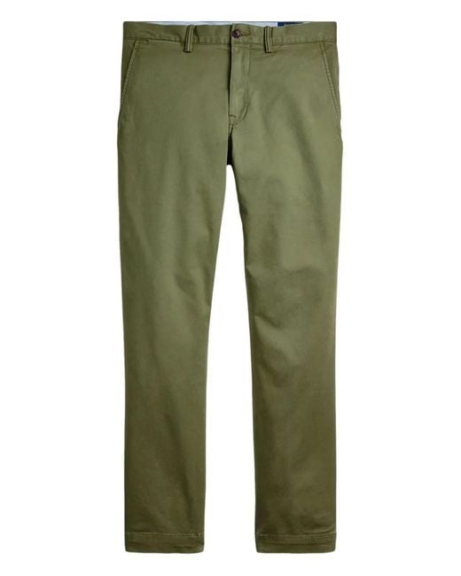 Polo Ralph Lauren Green Cotton Trousers for men
