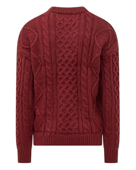 Gcds Red Logo Jumper for men