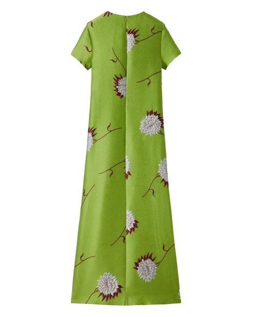 LaDoubleJ Green Swing Midi Dress