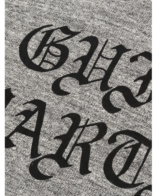 Wacko Maria Gray Cotton Hoodie for men