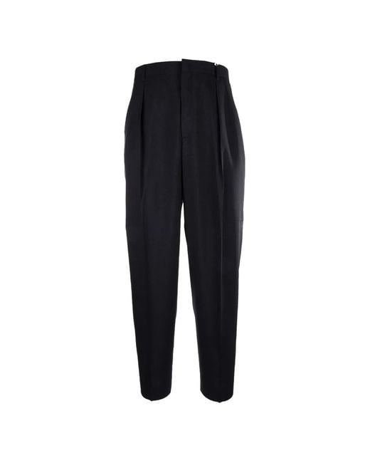 Cellar Door Blue Pleated Trousers for men