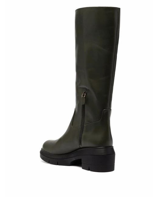 Stuart Weitzman Multicolor Knee-Length Leather Boots