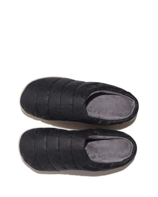 SUBU Gray Quilted Slippers