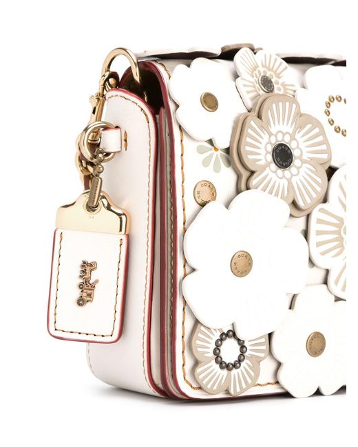 Coach flower applique purse new arrivals