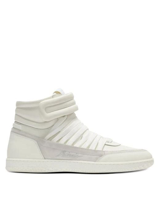 Balmain Sneakers aus Leder in White für Herren