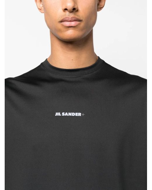 メンズ Jil Sander パフォーマンス Tシャツ Black