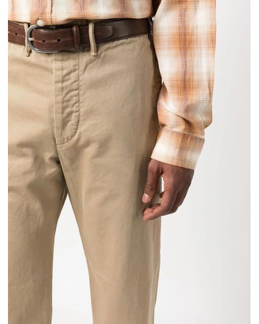 RRL Natural Twill Straight-Leg Trousers for men