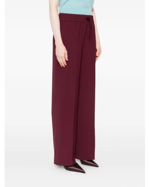 Twinset Purple Drawstring Trousers
